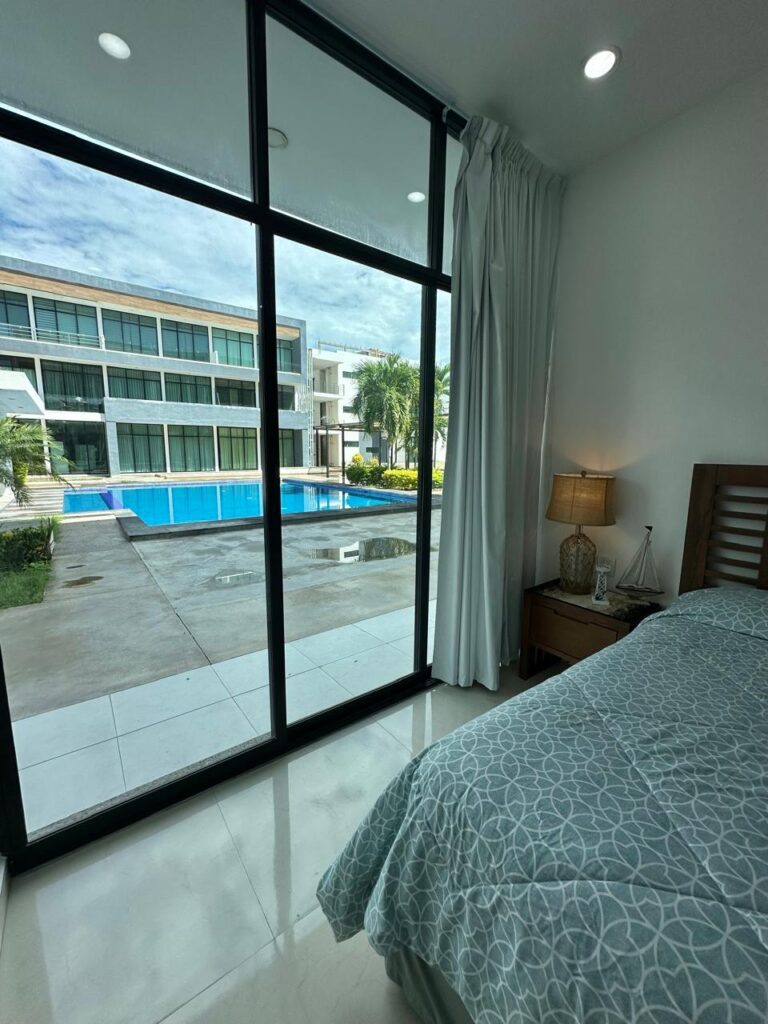 Departamento en renta amueblado con decoración náutica en Fracc Gaviotas Zona Dorada Mazatlán